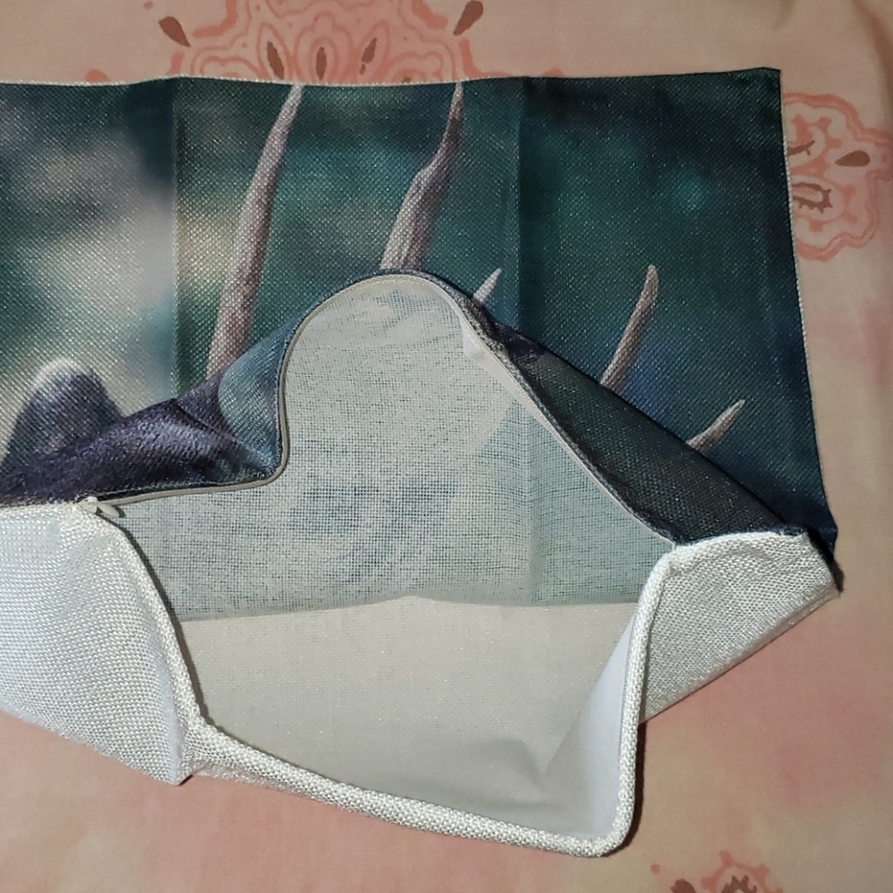 Deer Pillow Cover. Antlers Forest Hunting 🦌 Buck - Picture 5 of 10